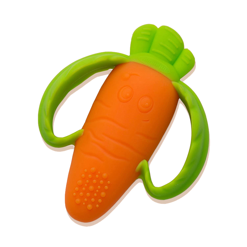 Amazon -elintarvikelaatuinen silikoni porkkanan muotoinen vauvan pikkulasten teether